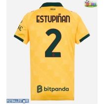 AC Milan Pervis Estupinan #2 Tredjedrakt Dame 2025-26 Kortermet